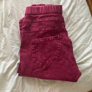 Hue jeggings Medium worn once